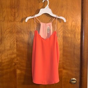 Sweet Wanderer scalloped tank never worn (S)